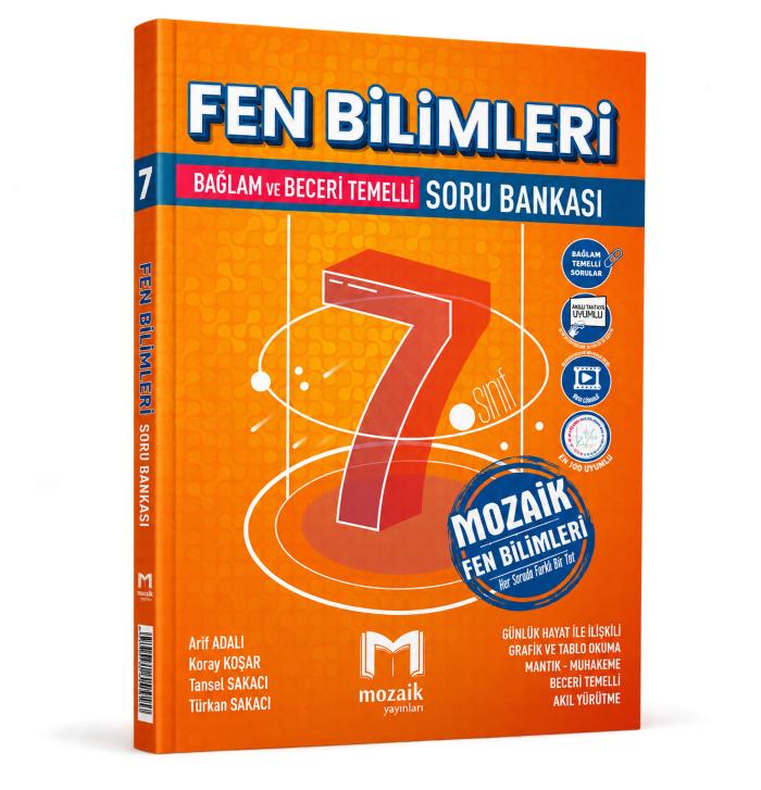 Mozaik Yayınları 7. Sınıf Fen Bilimleri Soru Bankası