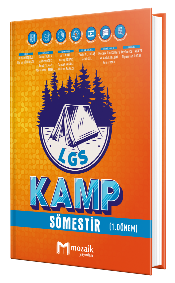 Mozaik Yayınları 8. Sınıf Lgs Kamp Sömestr 1.Dönem