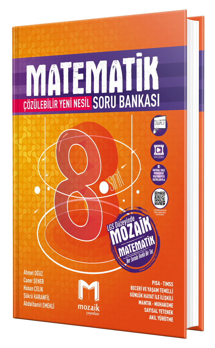 Mozaik Yayınları 8. Sınıf Lgs Matematik Soru Bankası