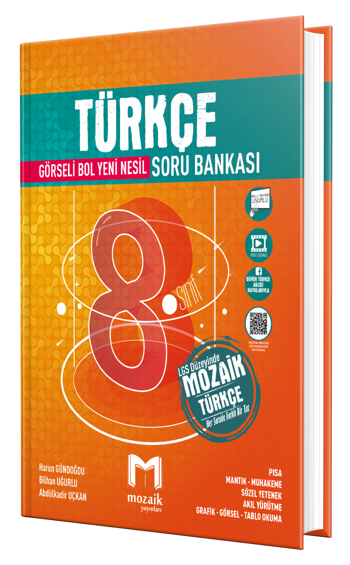 Mozaik Yayınları 8. Sınıf Lgs Türkçe Soru Bankası