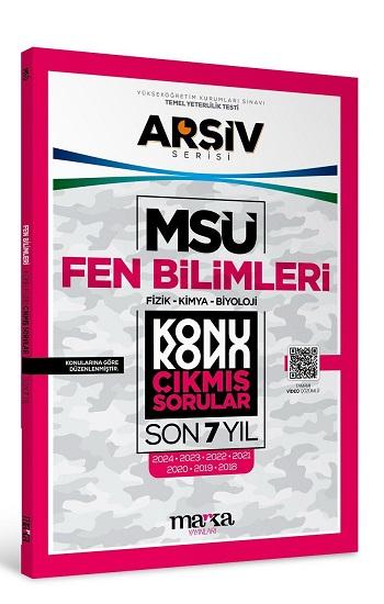 MSÜ FEN BİLİMLERİ Konu Konu ÇIKMIŞ SORULAR Son 7 Yıl