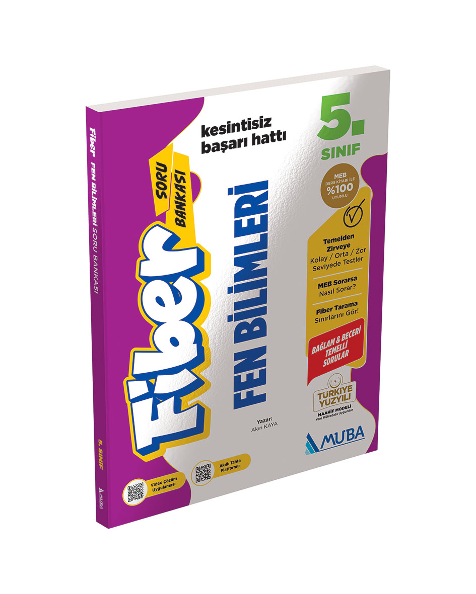 Muba Yayınları 5. Sınıf Fen Bilimleri Fiber Soru Bankası