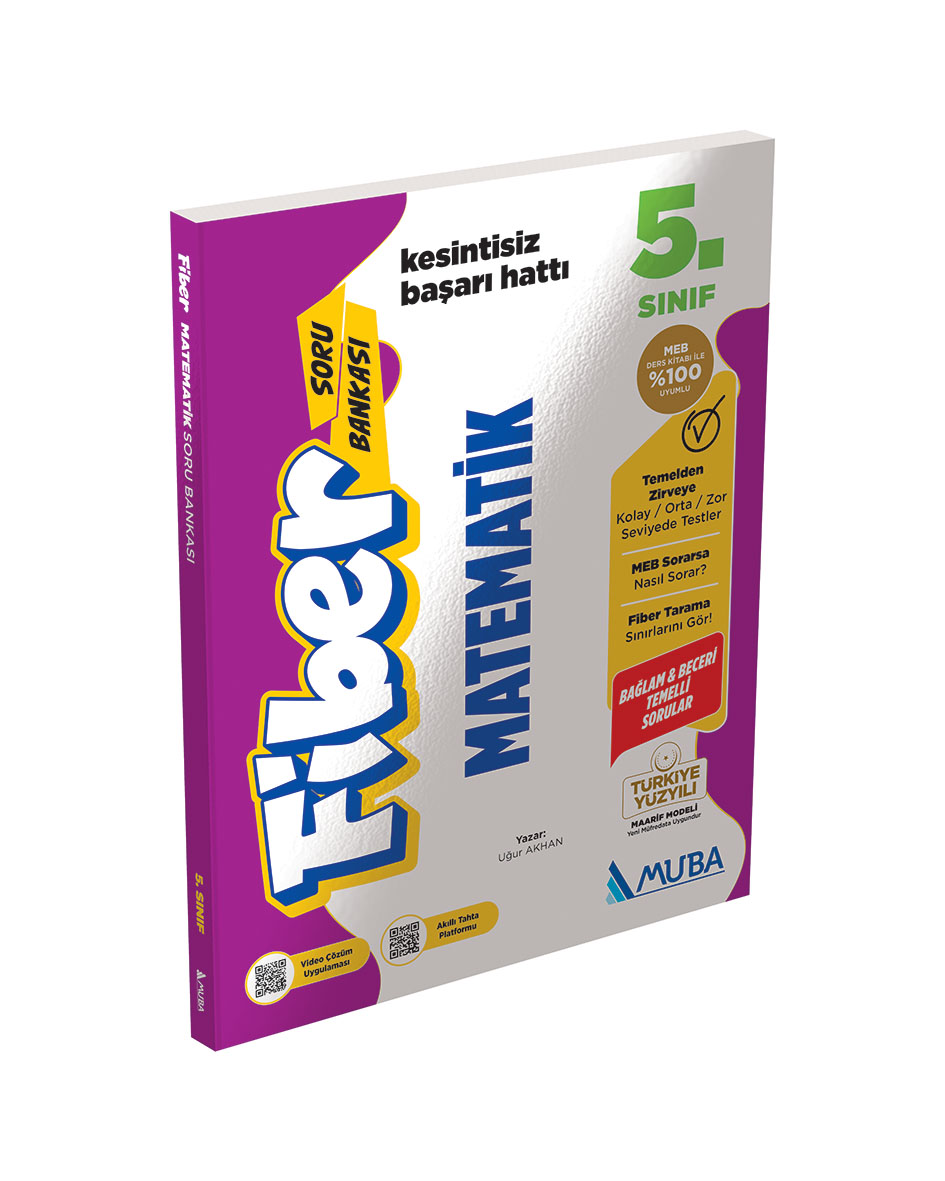 Muba Yayınları 5. Sınıf Matematik Fiber Soru Bankası