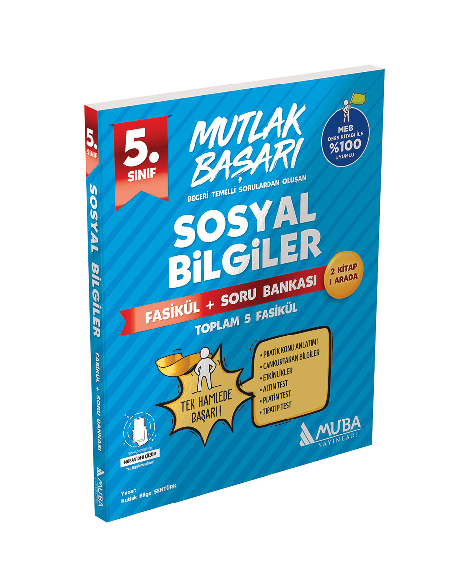 Muba Yayınları 5. Sınıf Sosyal Bilgiler Fasikül Soru Bankası