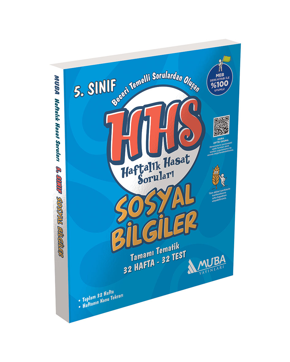 Muba Yayınları 5. Sınıf Sosyal Bilgiler Haftalık Hasat Soruları