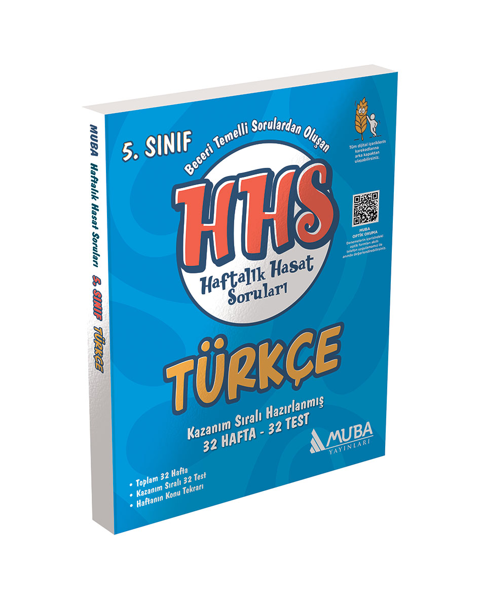 Muba Yayınları 5. Sınıf Türkçe Haftalık Hasat Soruları