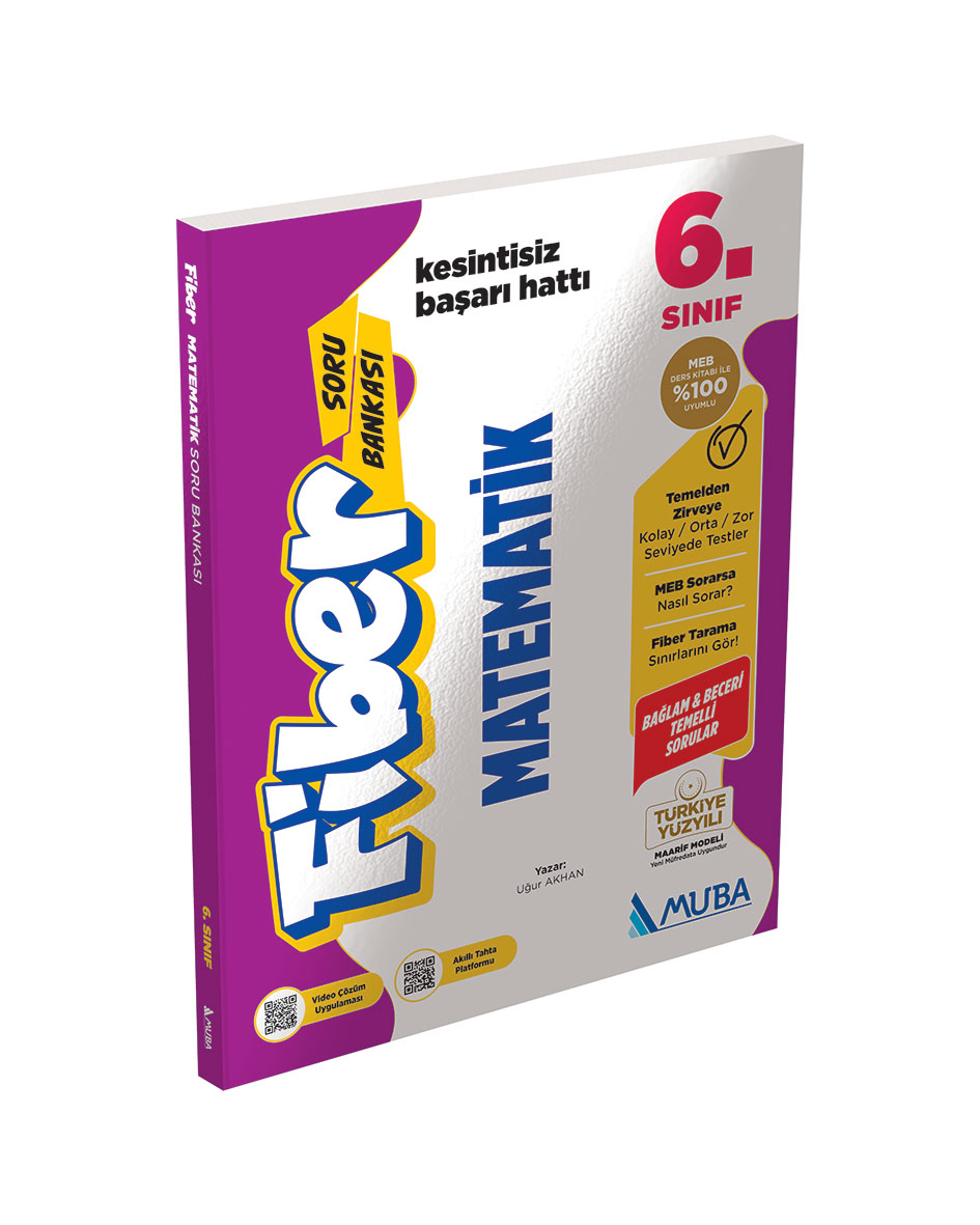 Muba Yayınları 6. Sınıf Matematik Fiber Soru Bankası
