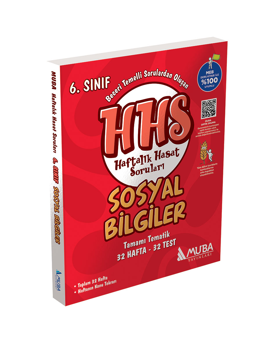 Muba Yayınları 6. Sınıf Sosyal Bilgiler Haftalık Hasat Soruları