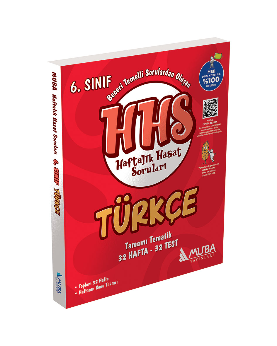 Muba Yayınları 6. Sınıf Türkçe Haftalık Hasat Soruları