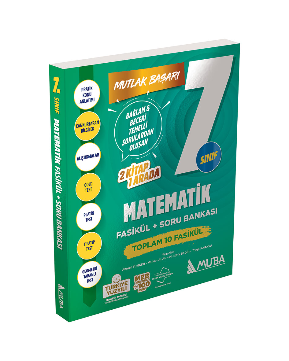 Muba Yayınları 7. Sınıf Matematik Fasikül Soru Bankası