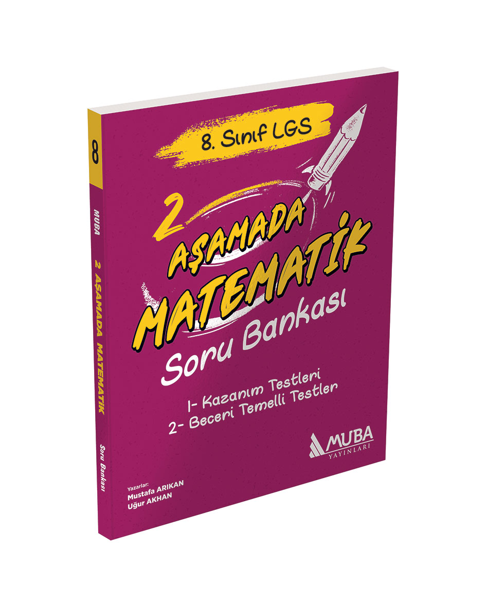 Muba Yayınları LGS 8. Sınıf 2 Aşamada Matematik Soru Bankası