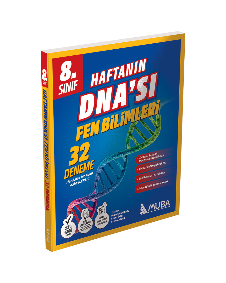 Muba Yayınları LGS 8. Sınıf Fen Bilimleri Haftanın DNA sı 32 Deneme