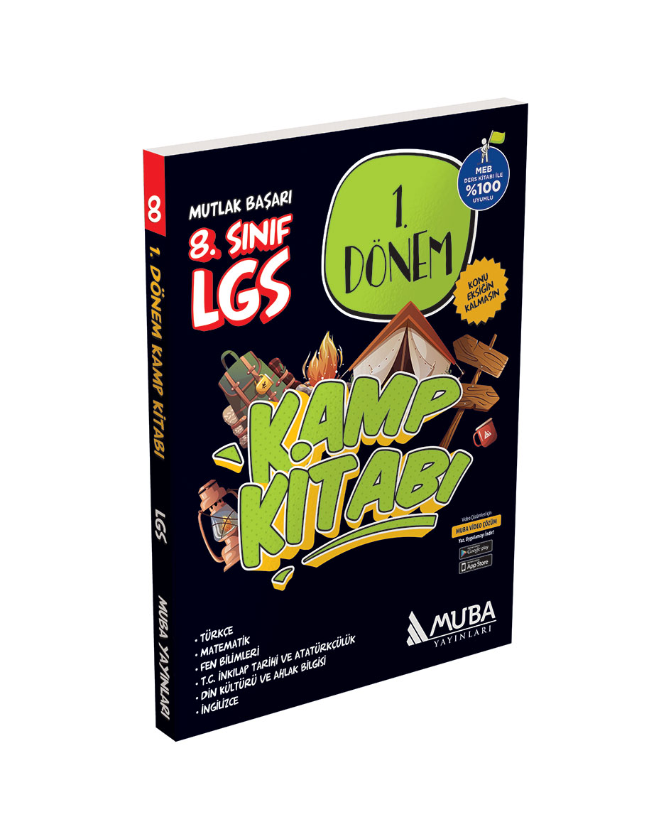 Muba Yayınları LGS 8. Sınıf Hasat Kamp Kitabı Soru Bankası (1.Dönem)