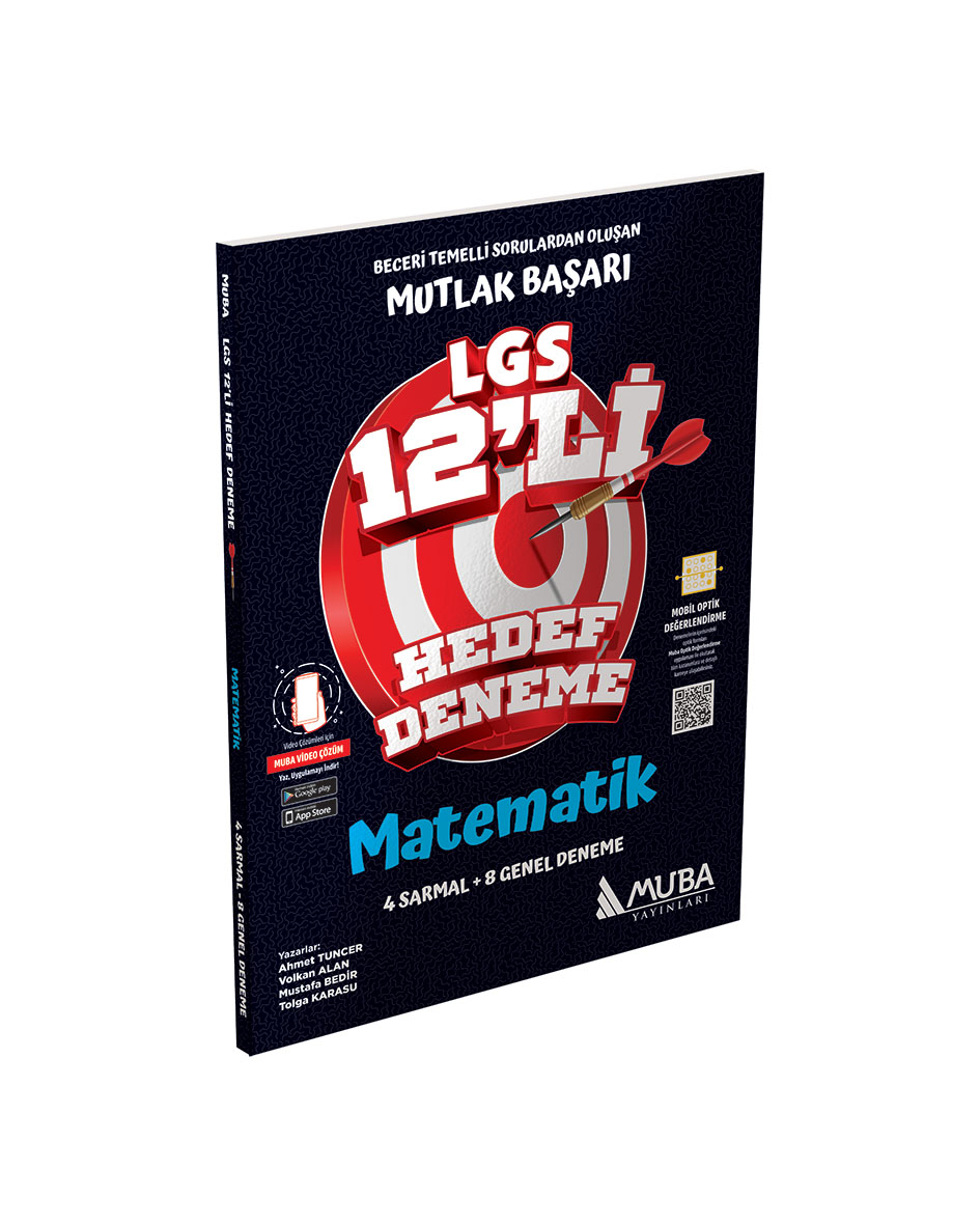Muba Yayınları LGS 8. Sınıf Matematik 12  Hedef Deneme