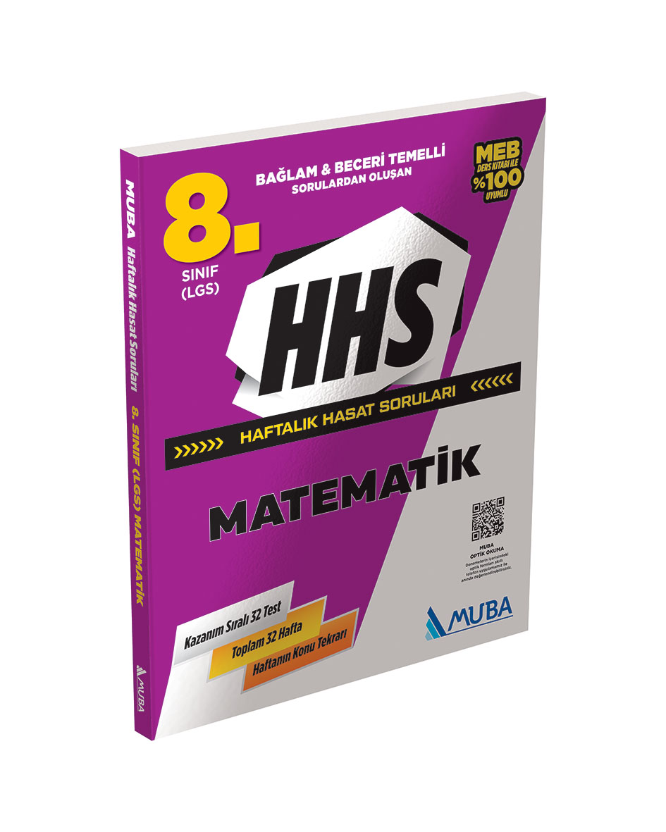 Muba Yayınları LGS 8. Sınıf Matematik Haftalık Hasat Soruları