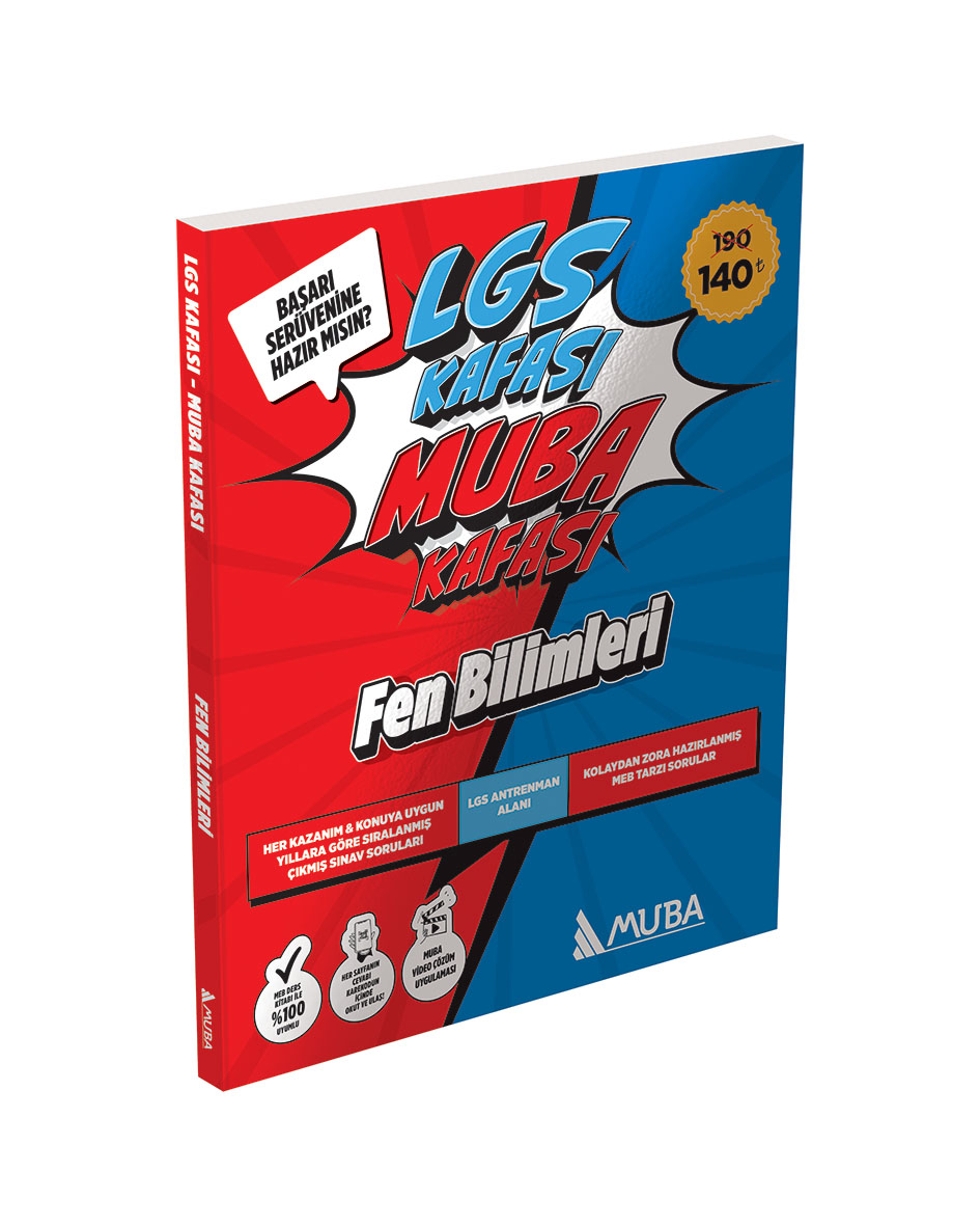 Muba Yayınları LGS 8. Sınıf Muba Kafası Fen Bilimleri Soru Bankası