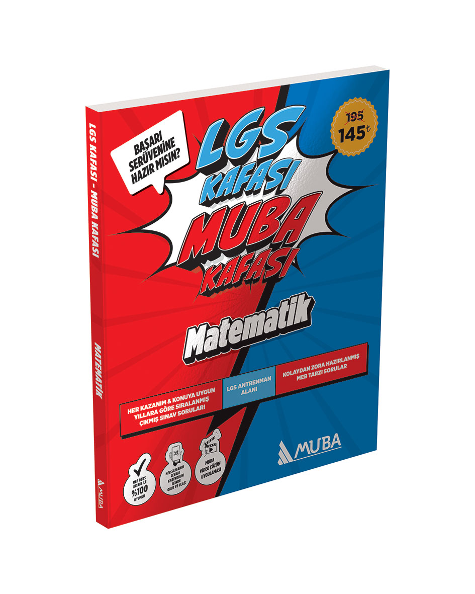Muba Yayınları LGS 8. Sınıf Muba Kafası Matematik Soru Bankası