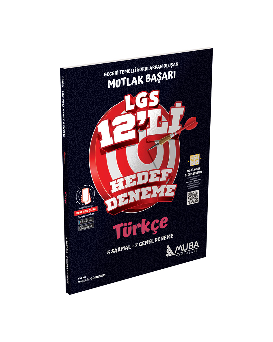 Muba Yayınları LGS 8. Sınıf Türkçe 12 Hedef Deneme