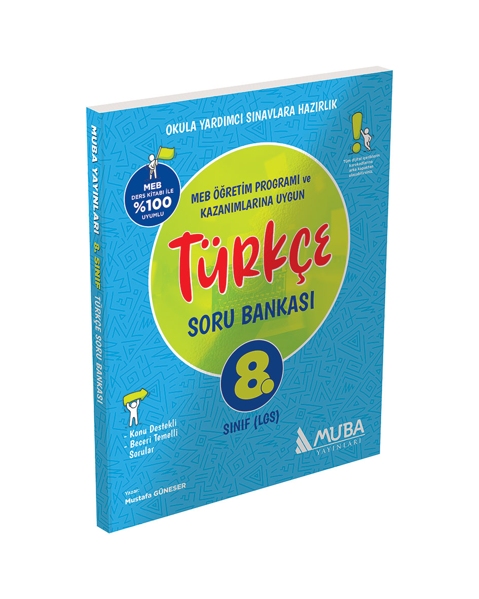 Muba Yayınları LGS 8. Sınıf Türkçe Soru Bankası