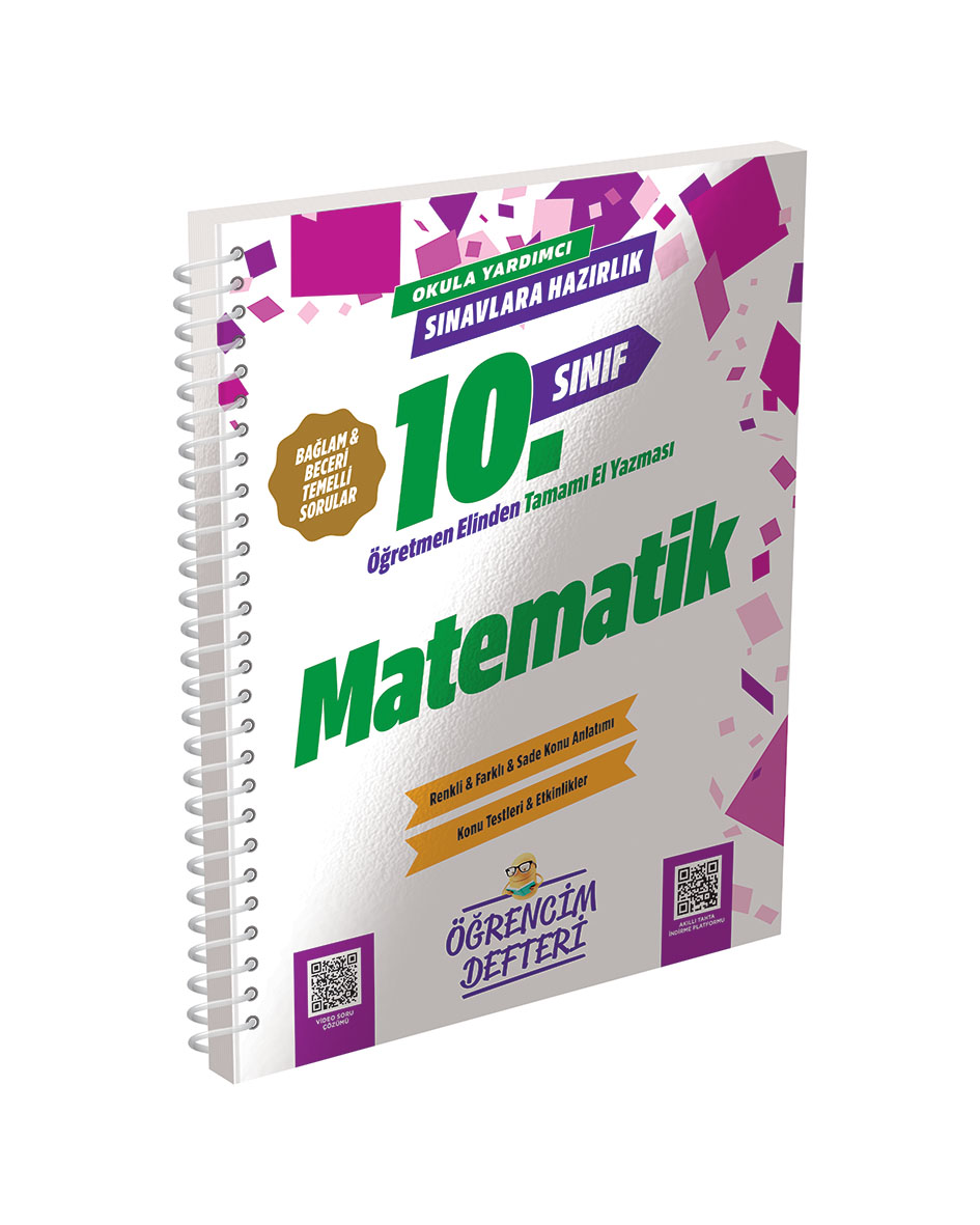 Murat Yayınları 10. Sınıf Matematik Öğrencim Defteri