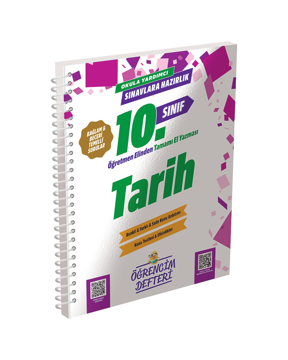 Murat Yayınları 10. Sınıf Tarih Öğrencim Defteri