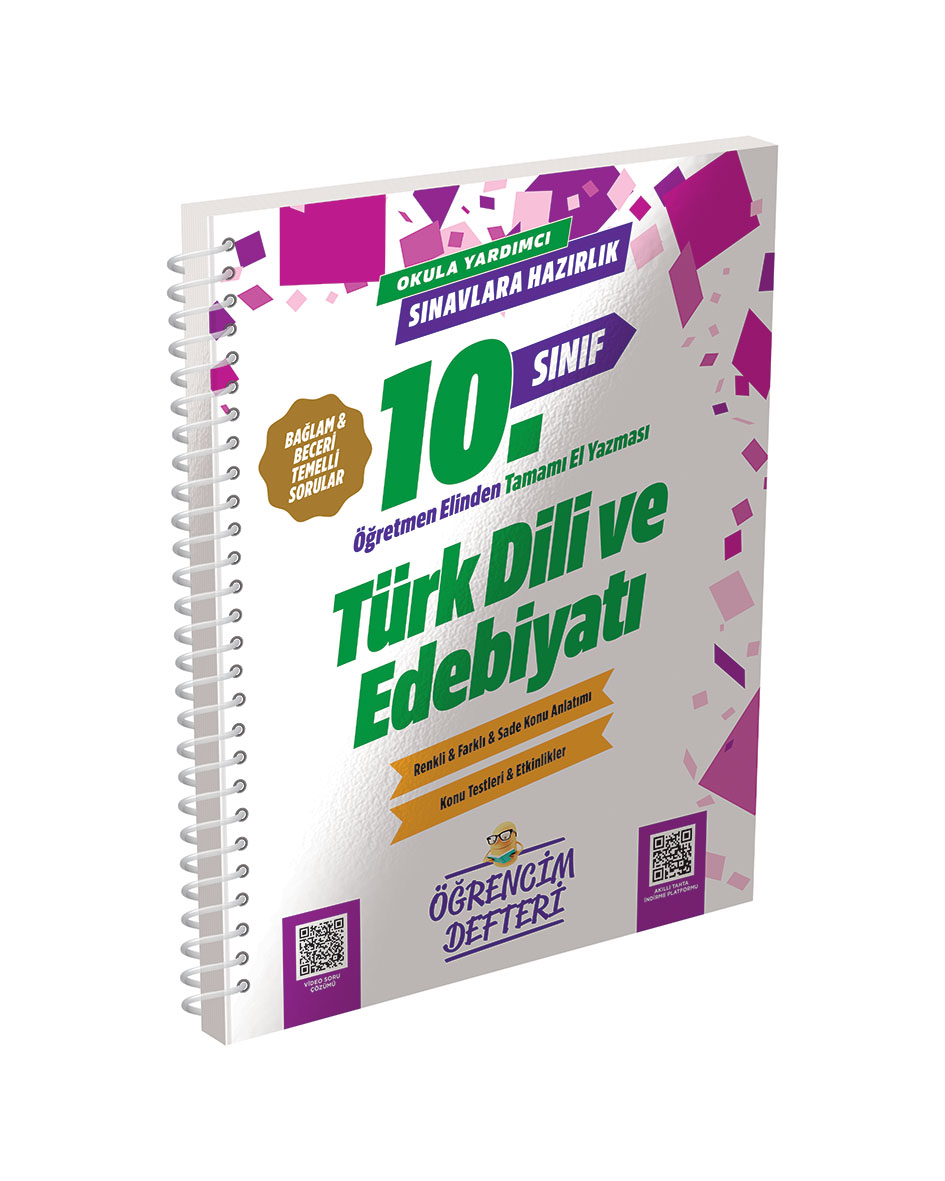 Murat Yayınları 10. Sınıf Türk Dili Edebiyatı Öğrencim Defteri
