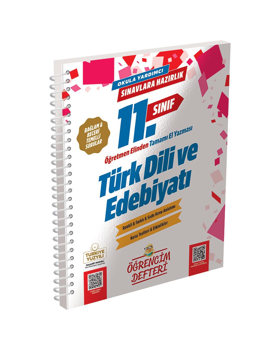 Murat Yayınları 11. Sınıf Türk Dili Edebiyatı Öğrencim Defteri