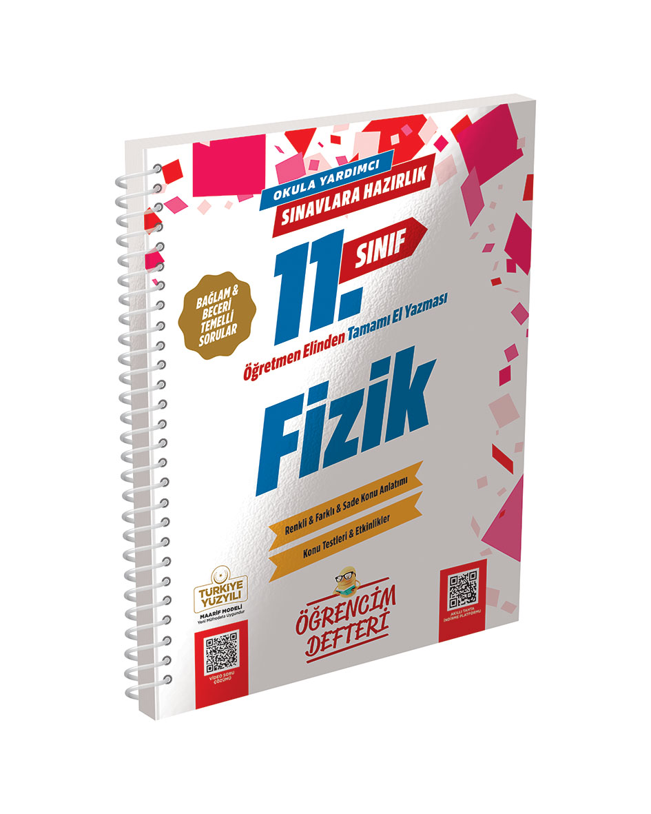 Murat Yayınları 11. Sınıf Fizik Öğrencim Defteri