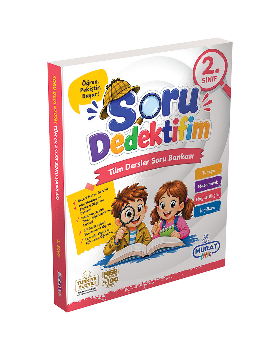 Murat Yayınları 2. Sınıf Soru Dedektifim Tüm Dersler Soru Bankası