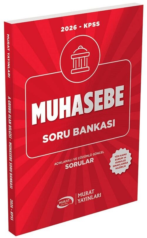 Murat Yayınları 2026 KPSS A Grubu Muhasebe Soru Bankası Çözümlü 