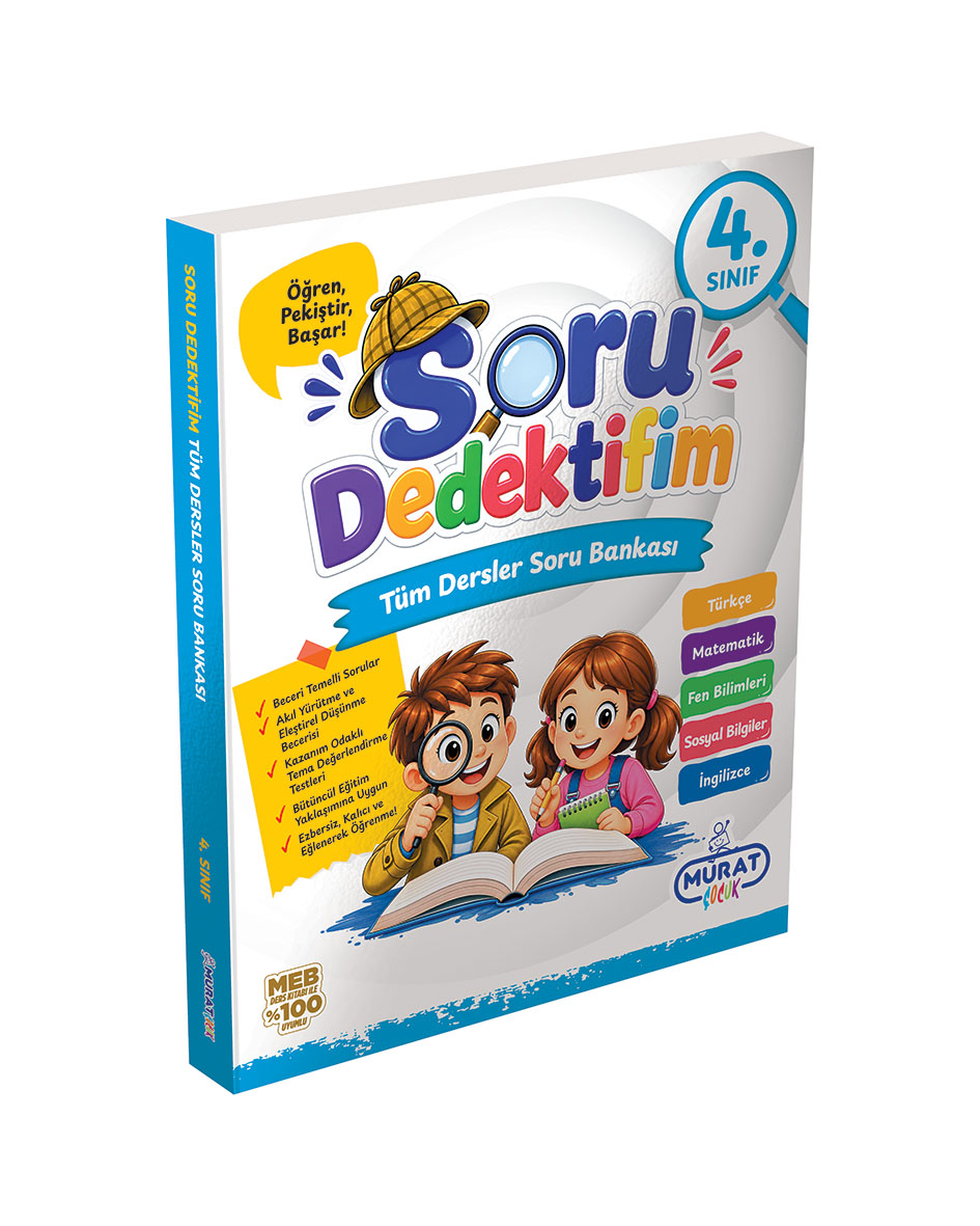Murat Yayınları 4. Sınıf Soru Dedektifim Tüm Dersler Soru Bankası