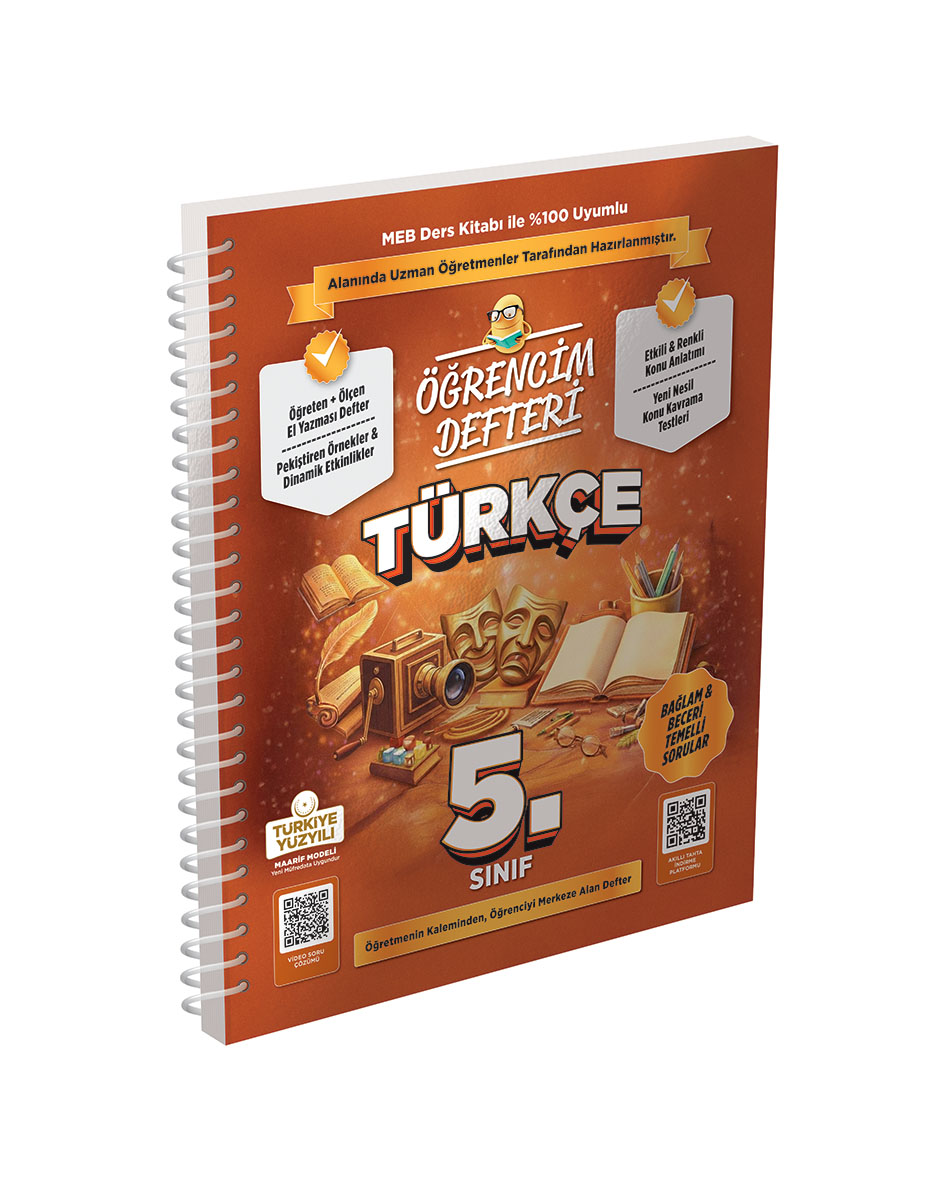 Murat Yayınları 5. Sınıf Türkçe Öğrencim Defteri