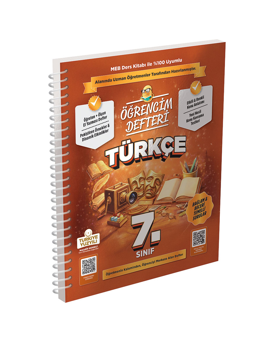 Murat Yayınları 7. Sınıf Türkçe Öğrencim Defteri