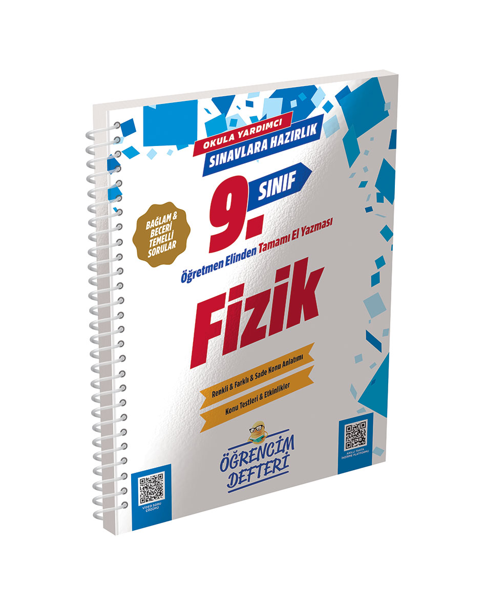 Murat Yayınları 9. Sınıf Fizik Öğrencim Defteri