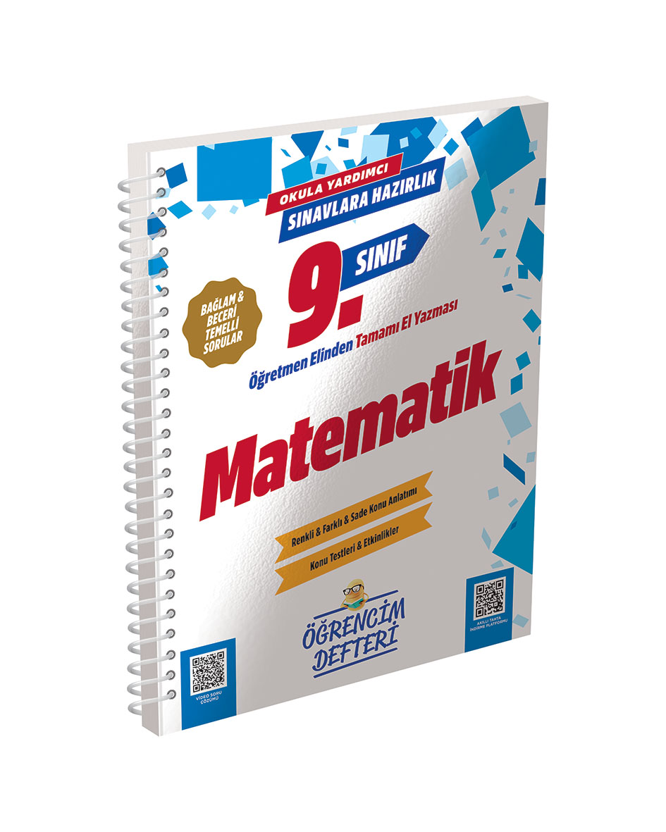 Murat Yayınları 9. Sınıf Matematik Öğrencim Defteri