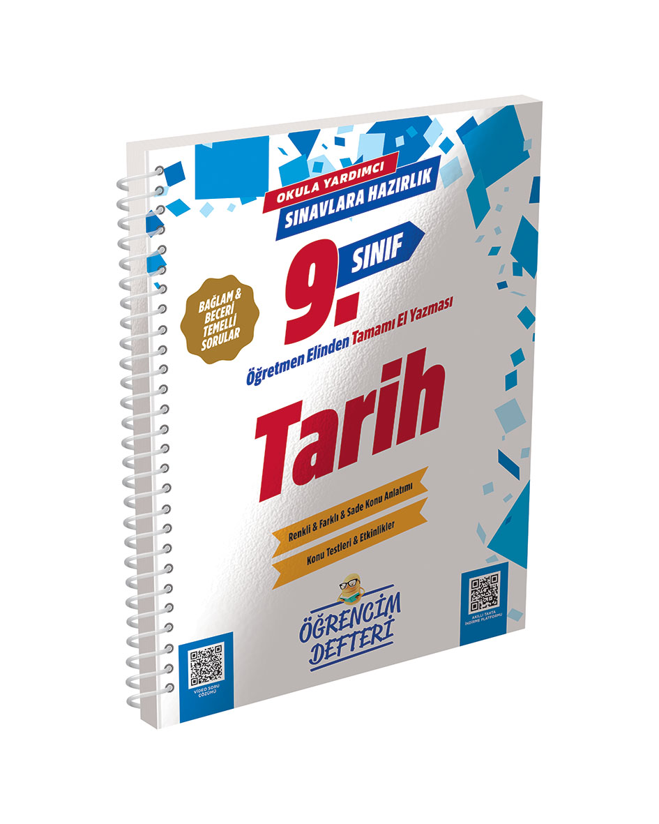 Murat Yayınları 9. Sınıf Tarih Öğrencim Defteri