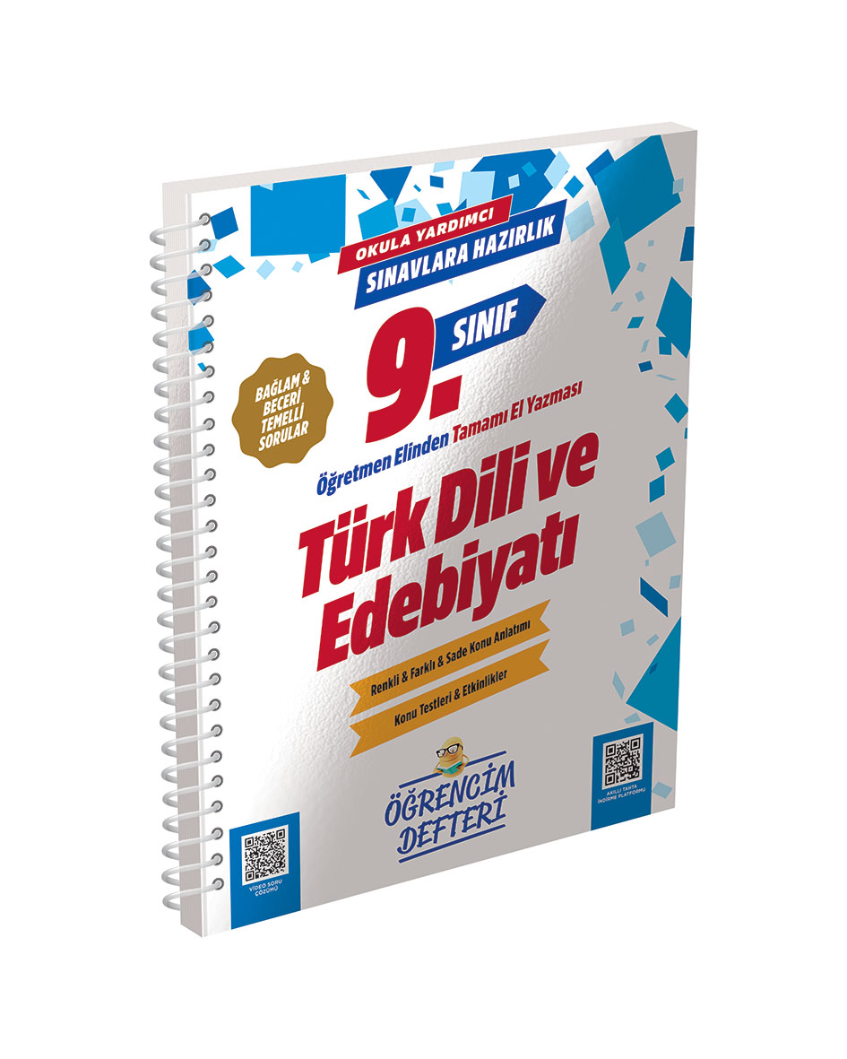 Murat Yayınları 9. Sınıf Türk Dili Edebiyatı Öğrencim Defteri