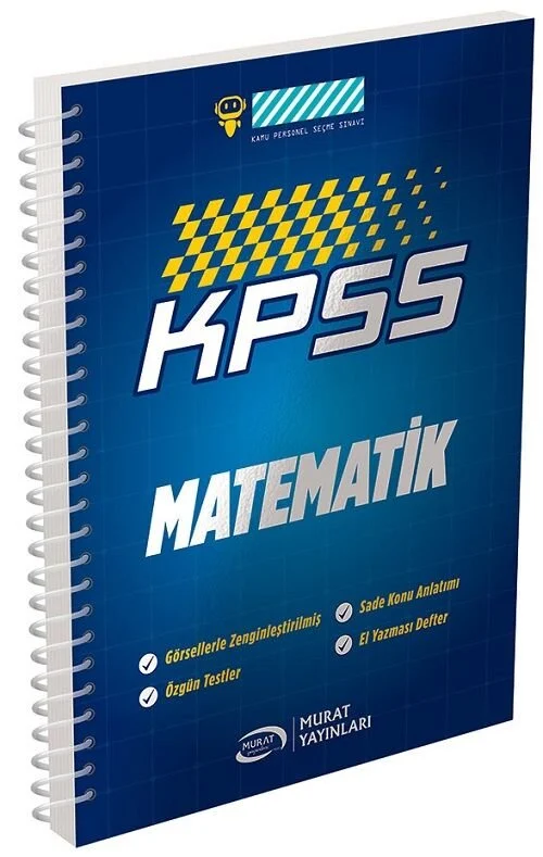 Murat Yayınları KPSS Matematik Defteri 