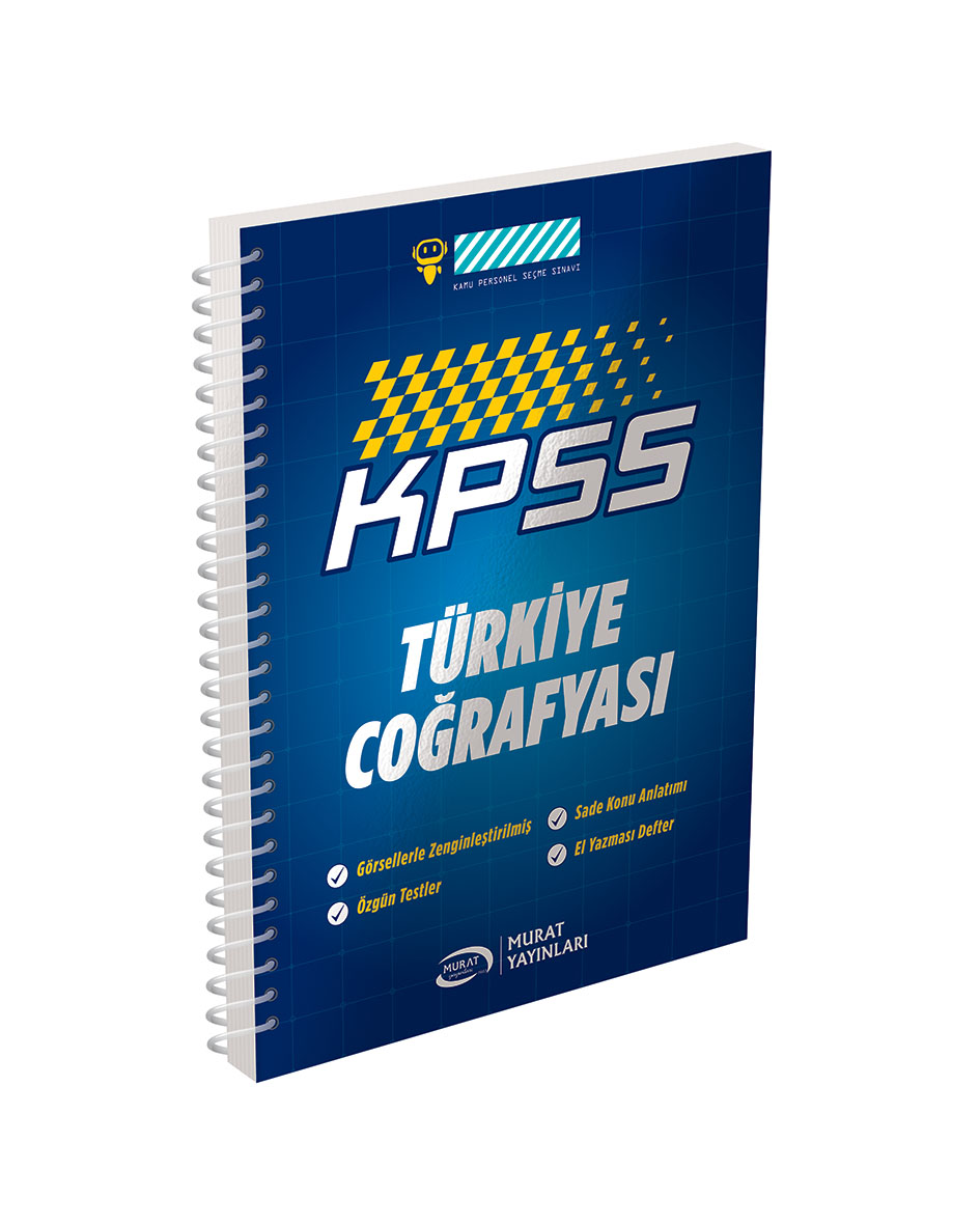 Murat Yayınları KPSS Türkiye Coğrafyası Defteri