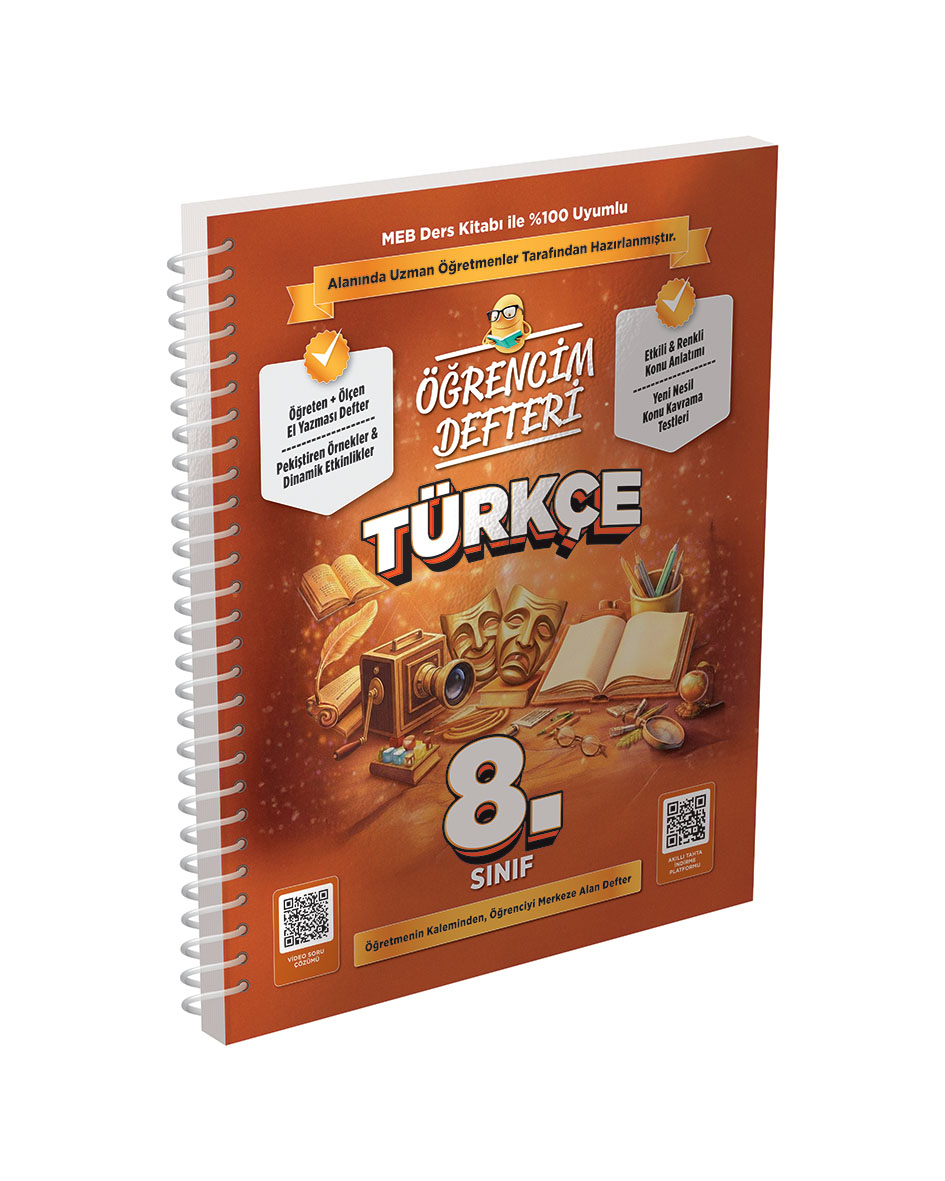 Murat Yayınları LGS 8. Sınıf Türkçe Öğrencim Defteri