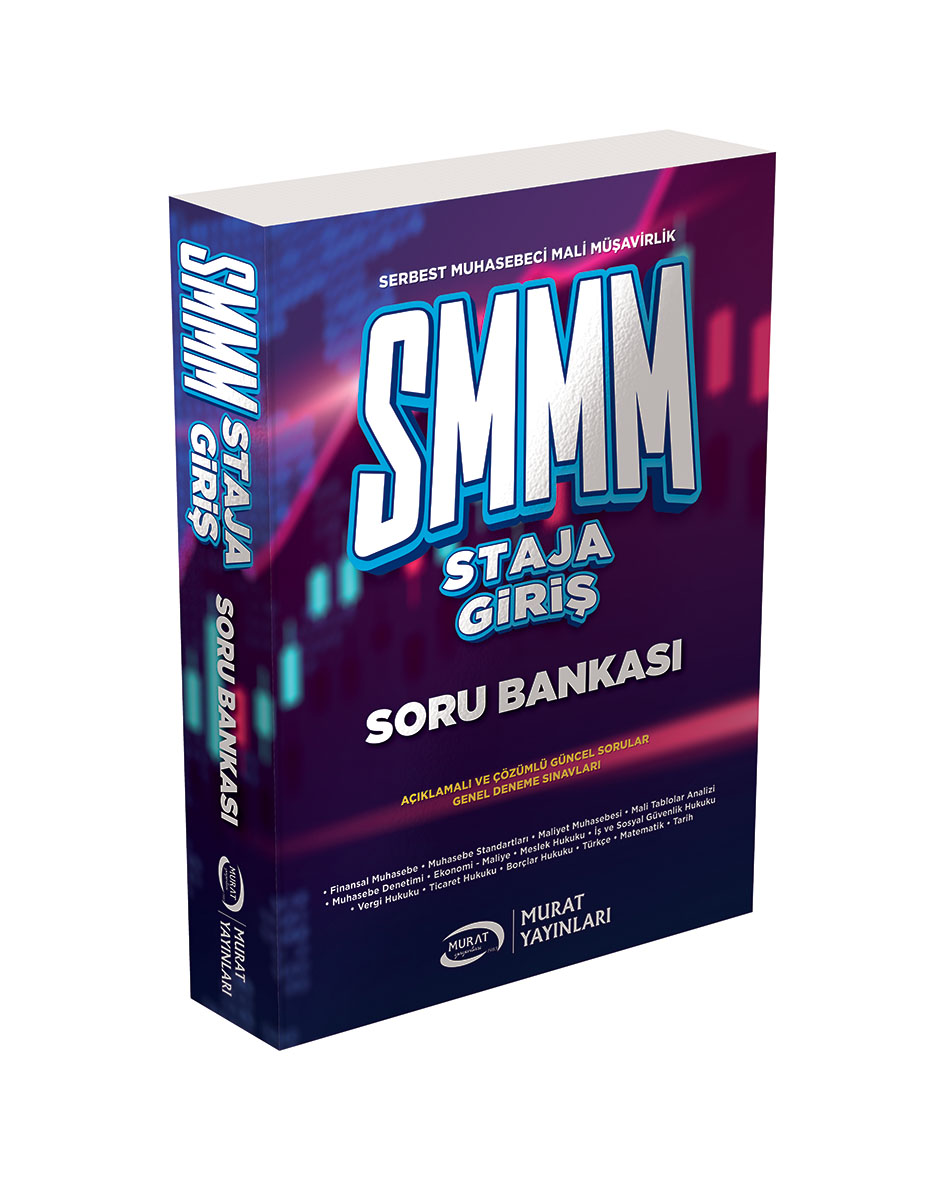 Murat Yayınları SMMM Staja Giriş Soru Bankası