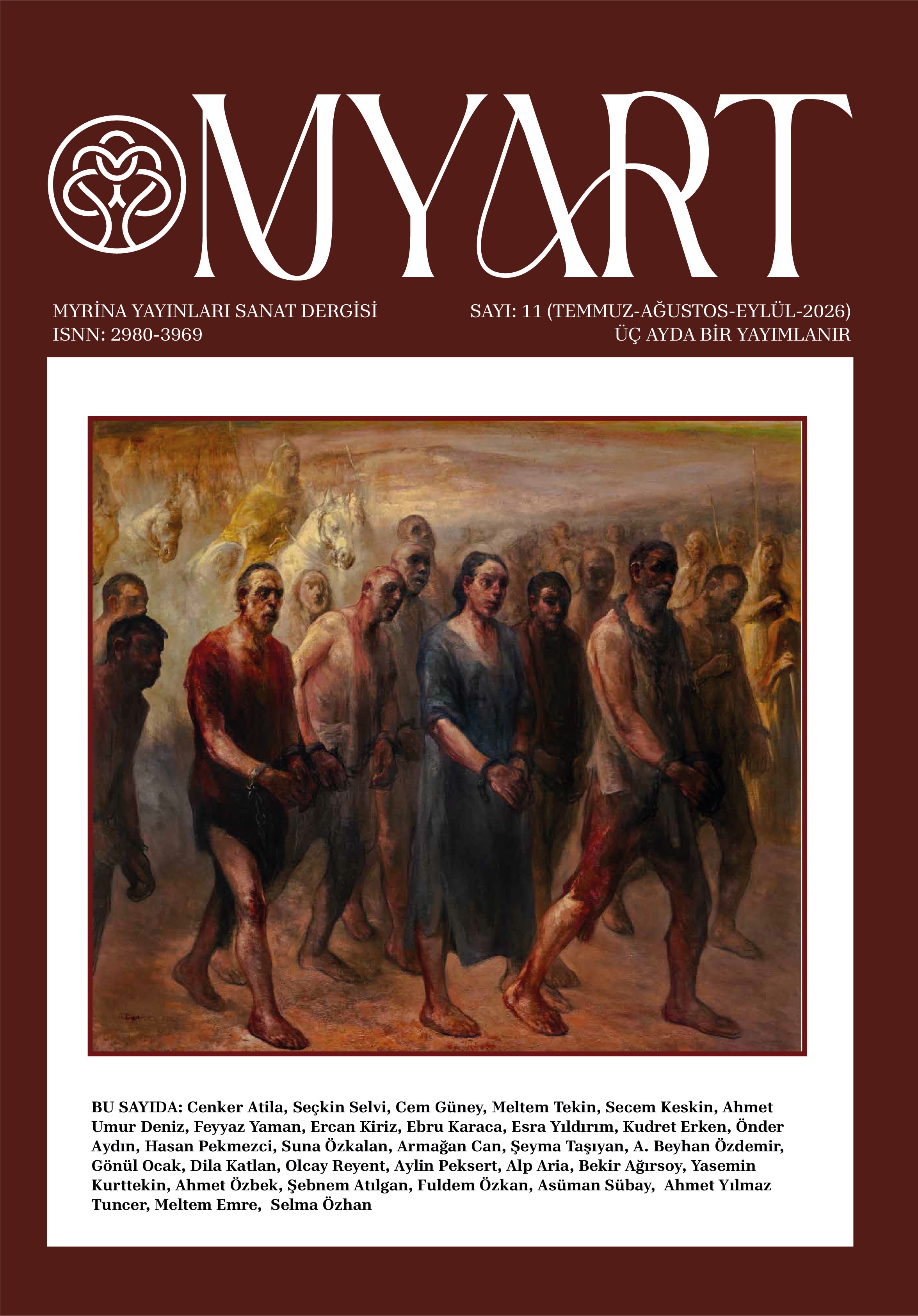 MYART Myrina Yayınları Sanat Dergisi 11 Temmuz-Ağustos-Eylül-2026