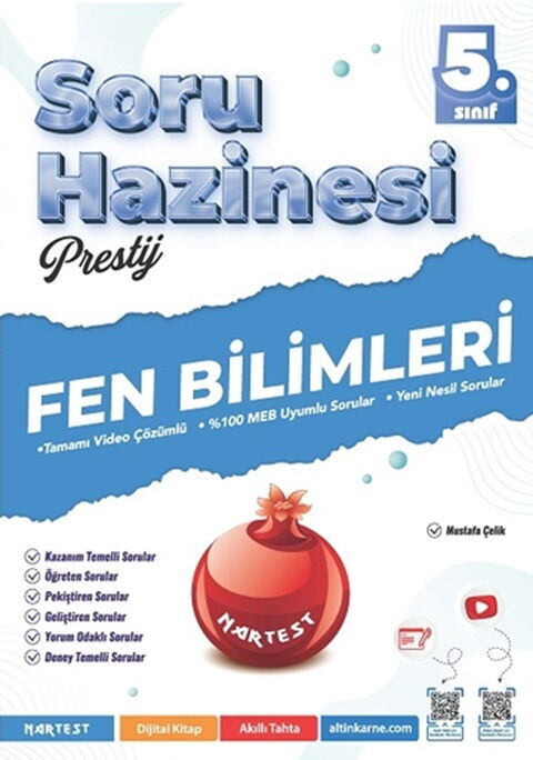Nartest Yayınları 5. Sınıf Fen Bilimleri Prestij Soru Hazinesi