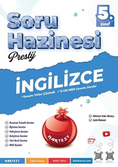 Nartest Yayınları 5. Sınıf İngilizce Prestij Soru Hazinesi
