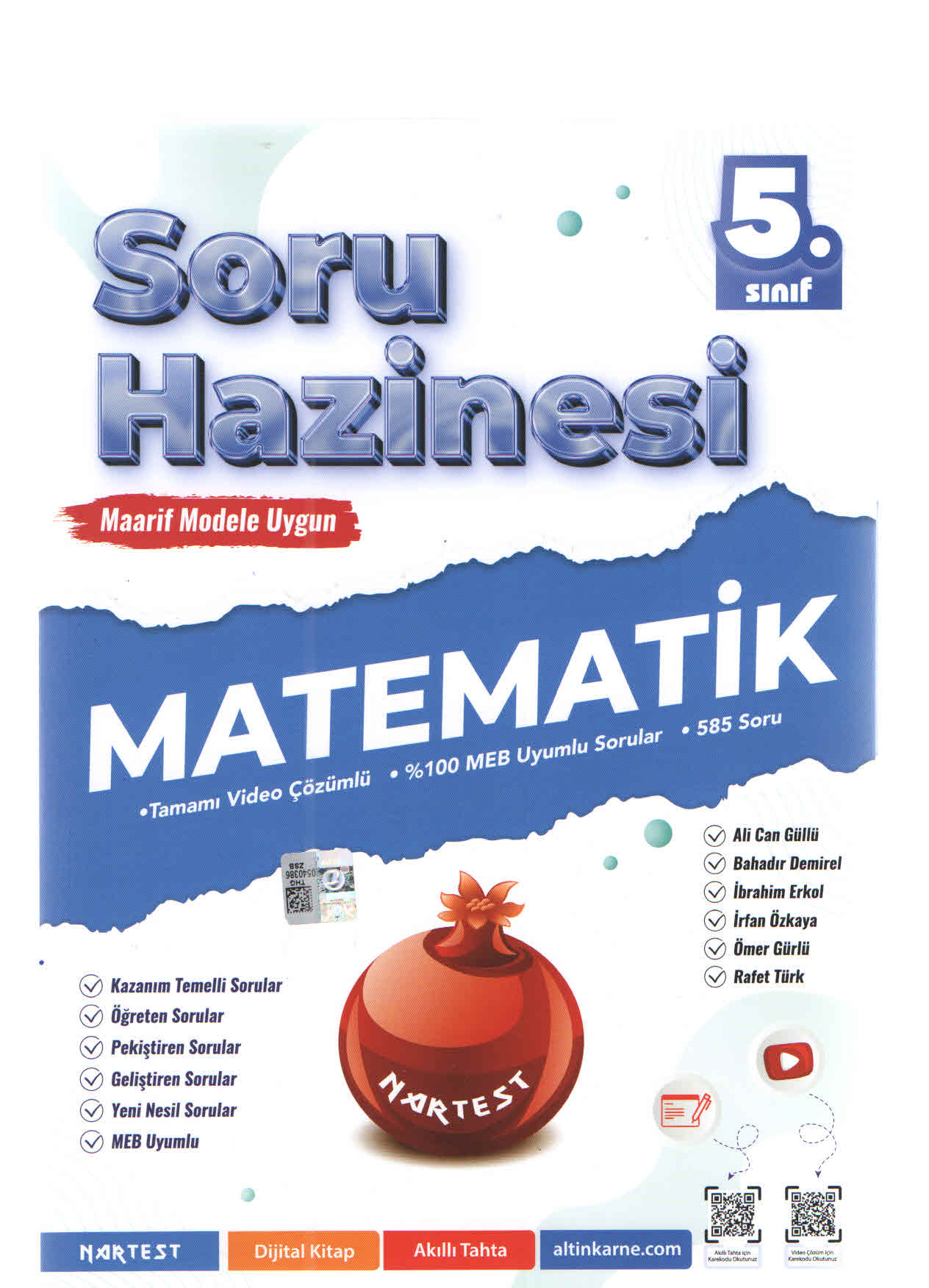 Nartest Yayınları 5. Sınıf Matematik Prestij Soru Hazinesi
