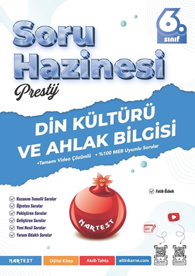 Nartest Yayınları 6. Sınıf Din Kültürü Ve Ahlak Bilgisi Soru Hazinesi