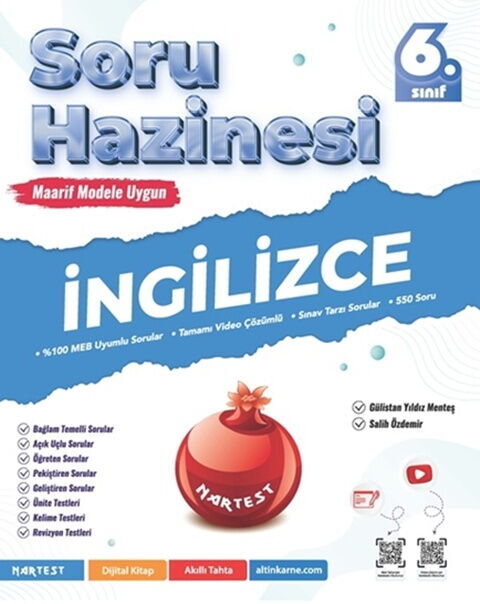 Nartest Yayınları 6. Sınıf İngilizce Soru Hazinesi