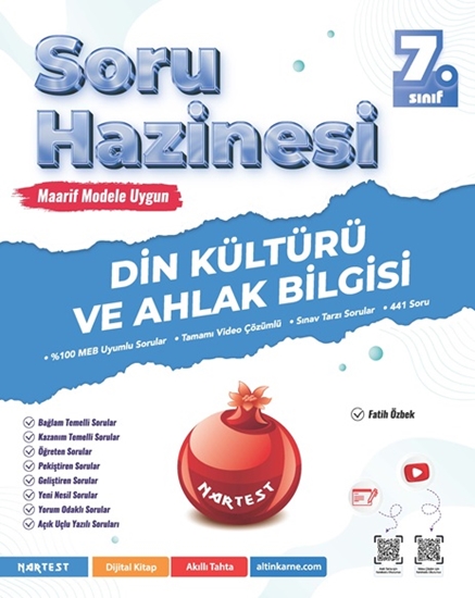 Nartest Yayınları 7. Sınıf Din Kültürü Ve Ahlak Bilgisi Soru Hazinesi