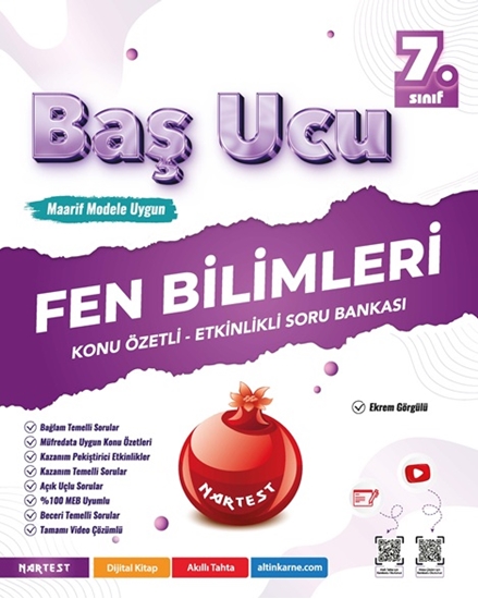 Nartest Yayınları 7. Sınıf Fen Bilimleri Baş Ucu Kitabı Maarif Modeli