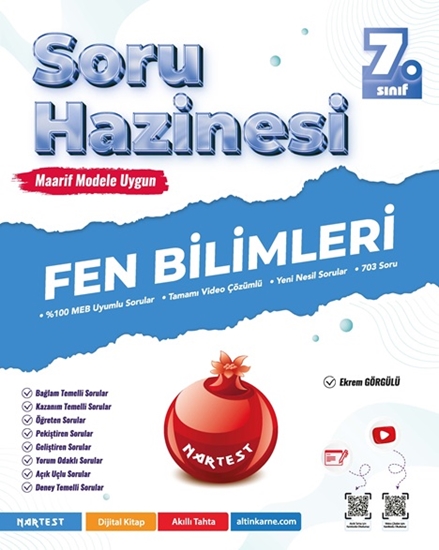 Nartest Yayınları 7. Sınıf Fen Bilimleri Soru Hazinesi
